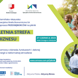 Przedsiębiorco zdobądź wiedzę, nawiąż kontakty i odetchnij z ulgą w plenerowej scenerii!