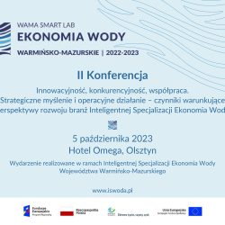 Konferencja dla IS Ekonomia Wody 5 października w Olsztynie!