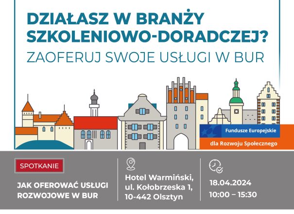 Plakat informacyjny nt. BUR