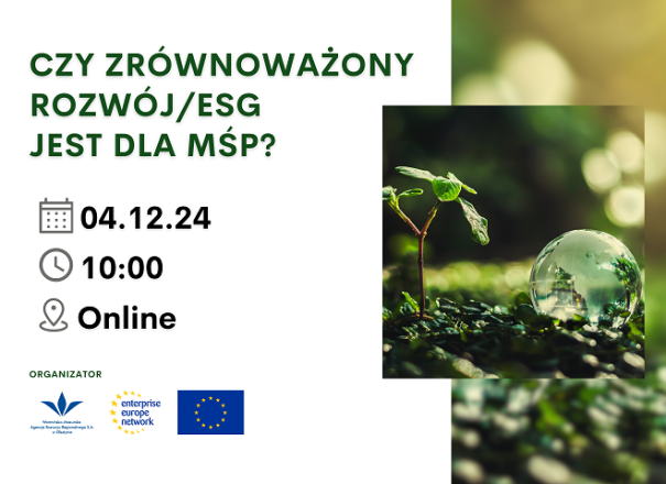 ESG - Zrównoważony rozwój