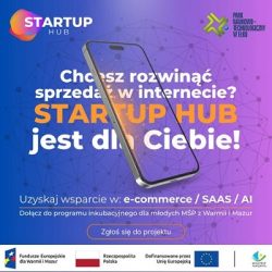 STARTUP HUB – trwa nabór młodych MŚP z Warmii i Mazur!