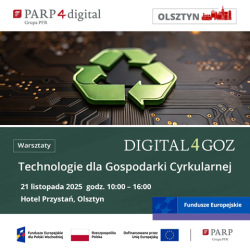 Warsztaty PARP4digital – Technologie dla Gospodarki Cyrkularnej