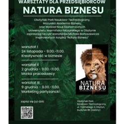 „Natura Biznesu” – bezpłatne warsztaty dla przedsiębiorców