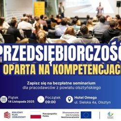 „Przedsiębiorczość oparta na kompetencjach” bezpłatne seminarium