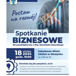 Spotkanie biznesowe dla przedsiębiorców w Olsztynku