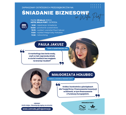 II śniadanie biznesowe w Ostródzie