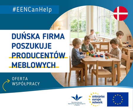 Duńska firma poszukuje polskich producentów mebli i wyrobów z drewna