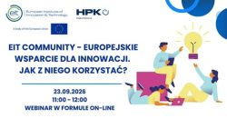 Webinar: EIT Community – europejskie wsparcie dla innowacji. Jak z niego korzystać?