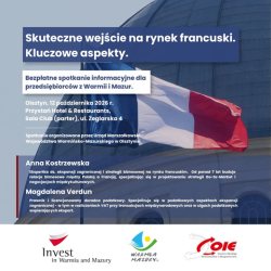 Spotkanie „Skuteczne wejście na rynek francuski – kluczowe aspekty”