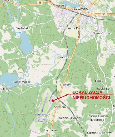 Tereny inwestycyjne przy lotnisku Olsztyn-Mazury na sprzedaż